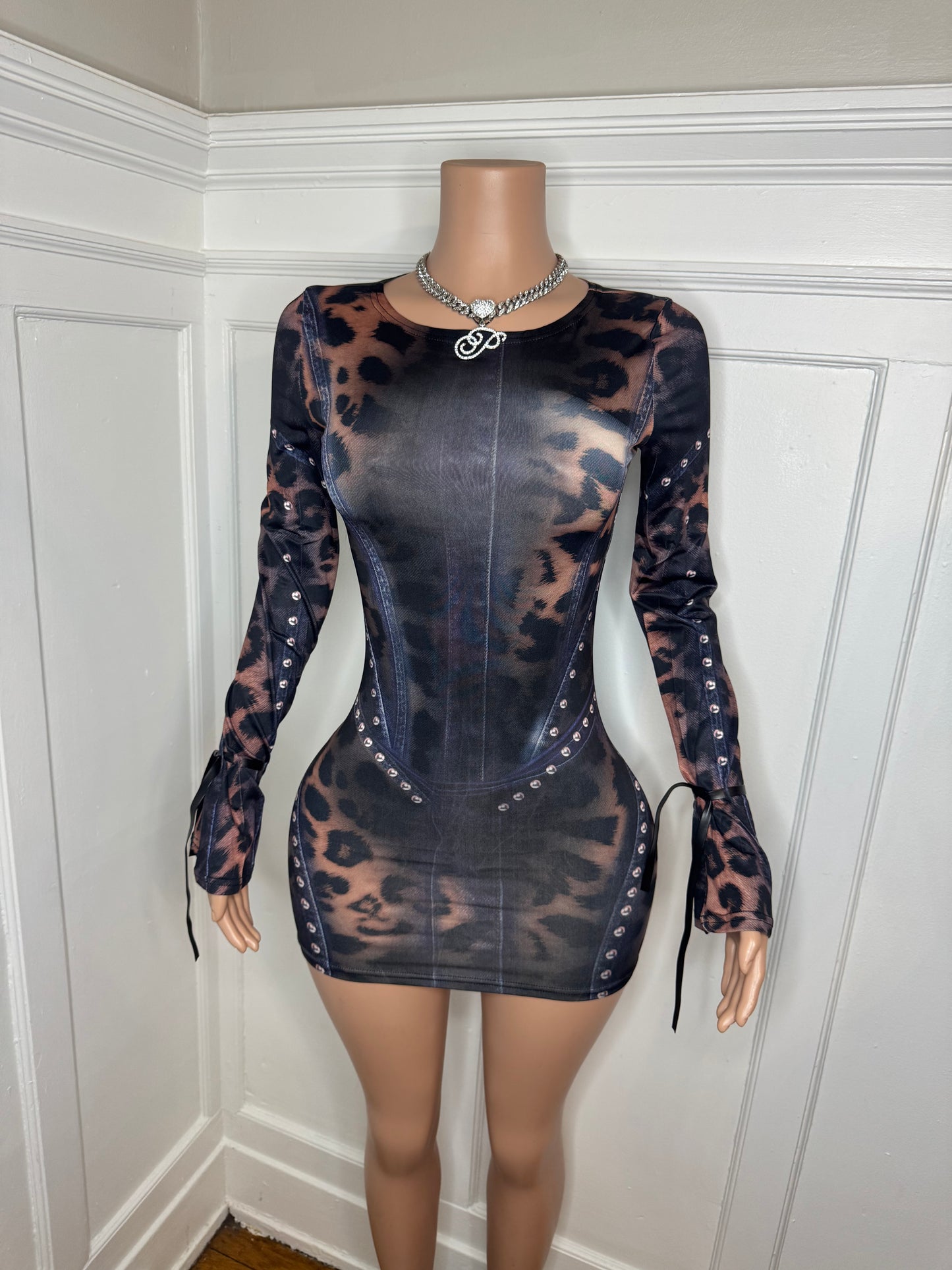 The Unique Leopard Dress