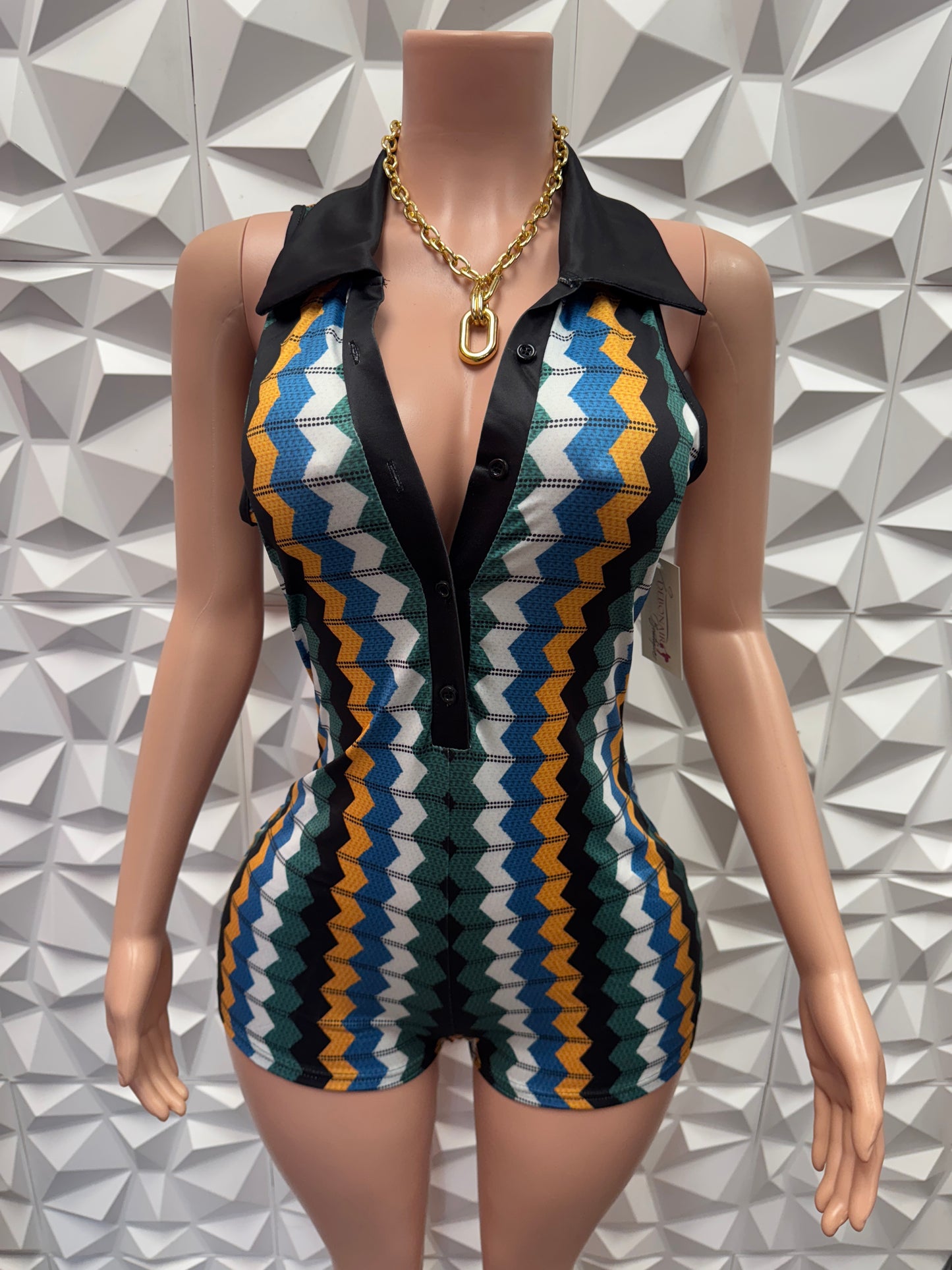 Aztec Design Romper