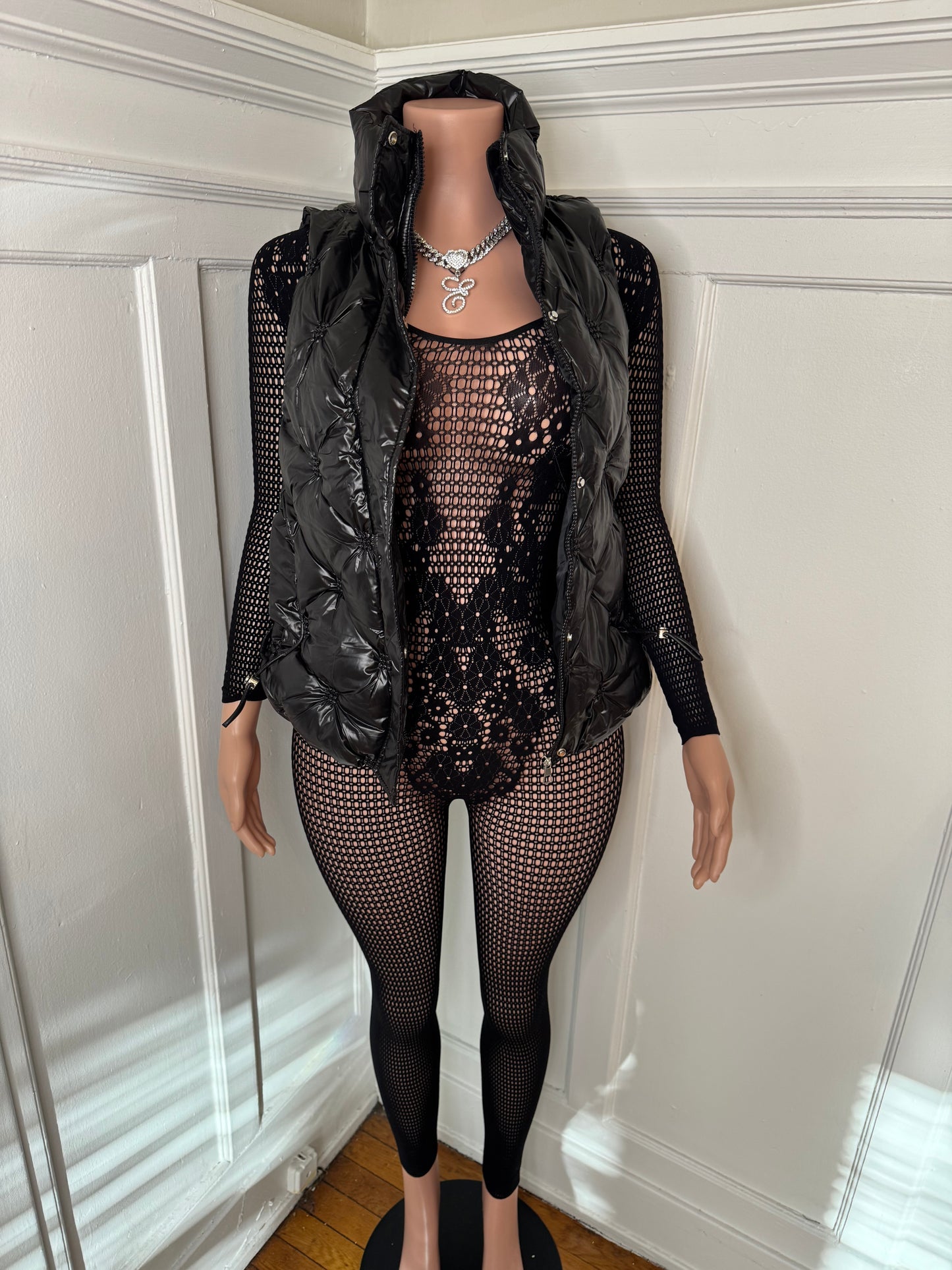 Black Bubble Vest