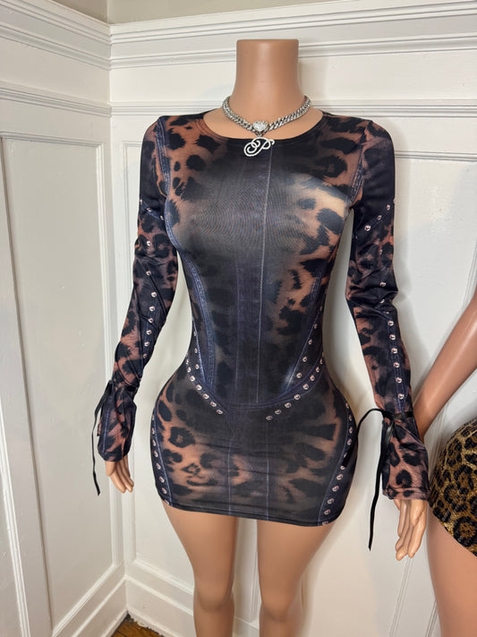 The Unique Leopard Dress