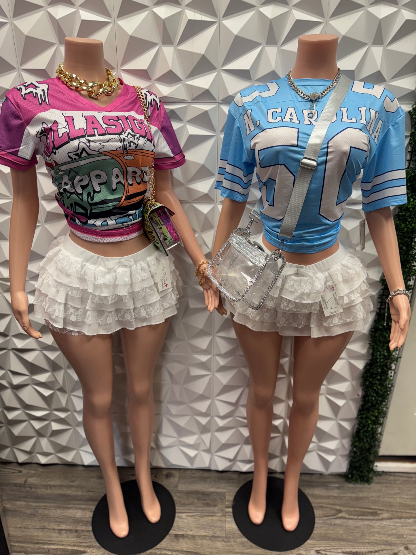 Light Blue Jersey Top