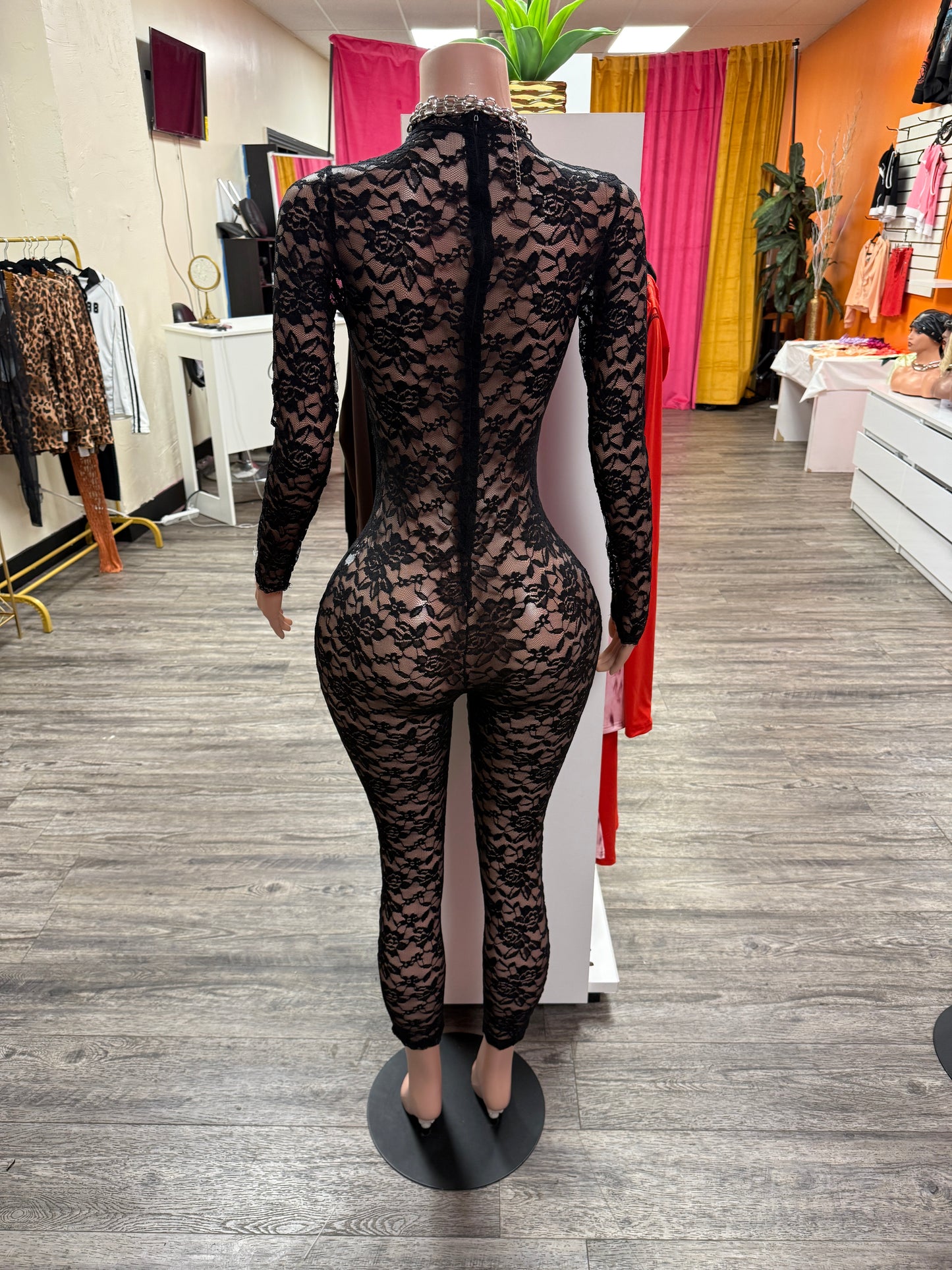 Baddie Lace Jumpsuit