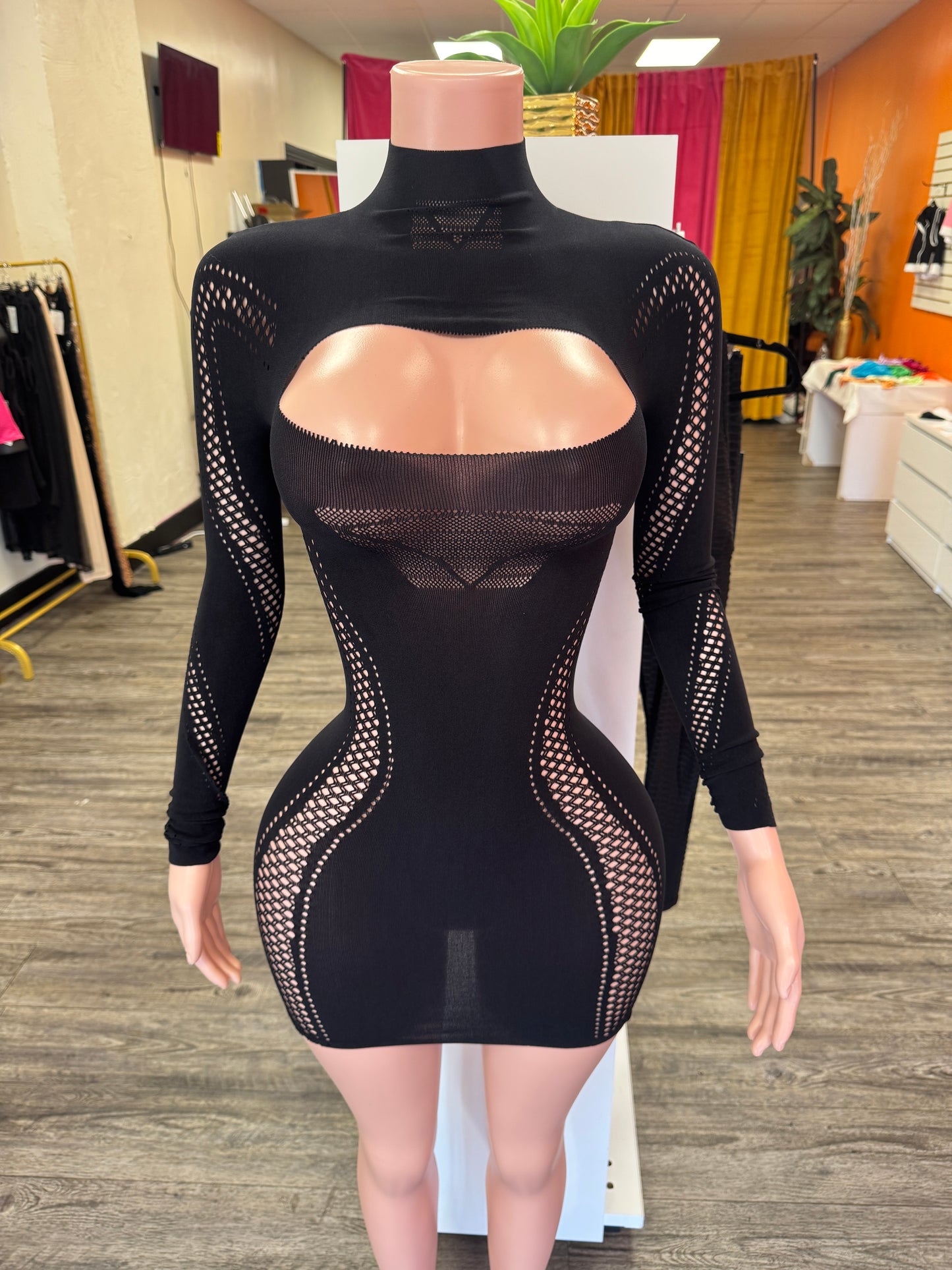 Sexy Body Mesh Dress