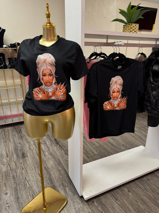 (Copy) Cardi Basic Graphic Tee 3