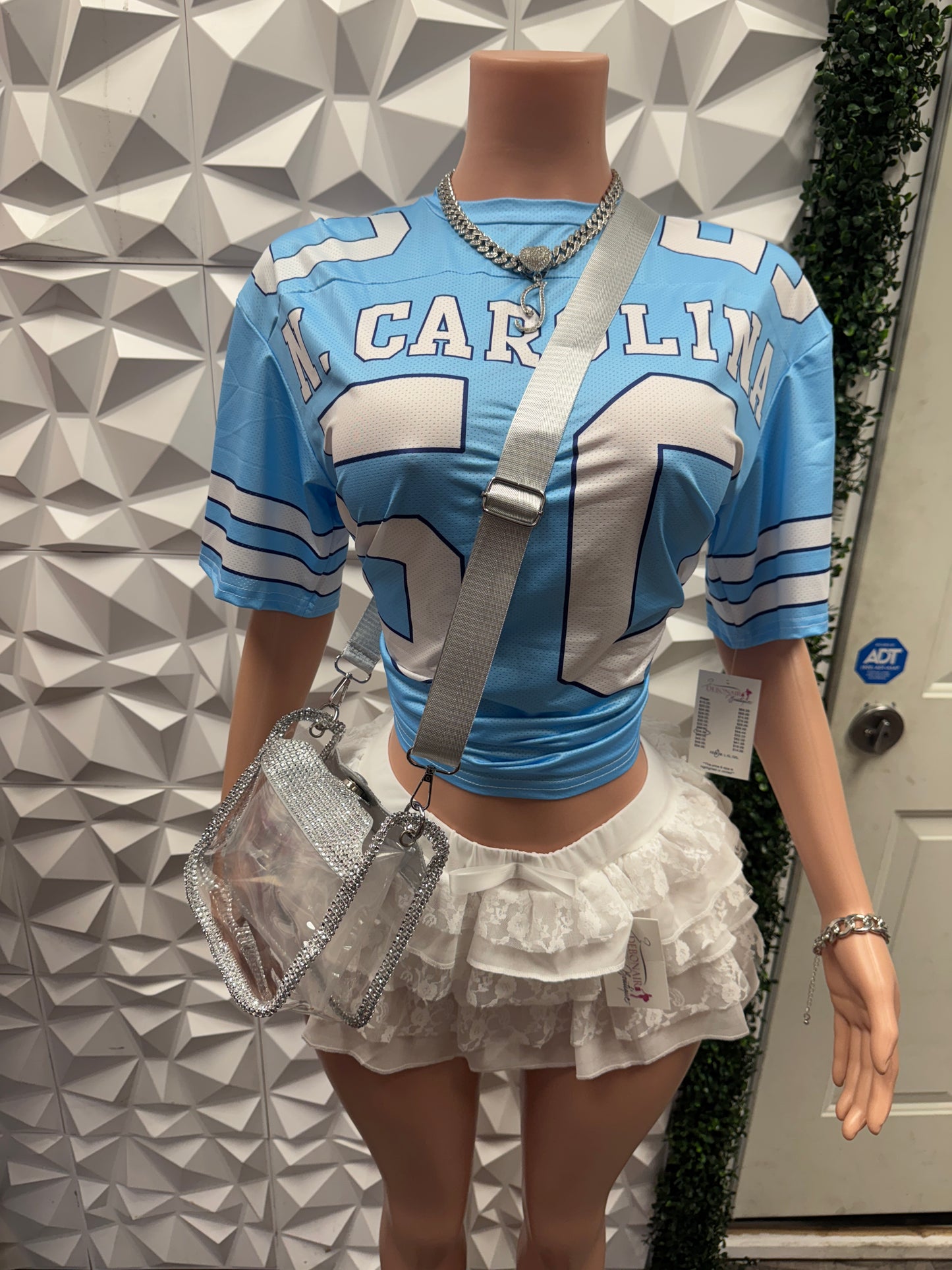 Light Blue Jersey Top