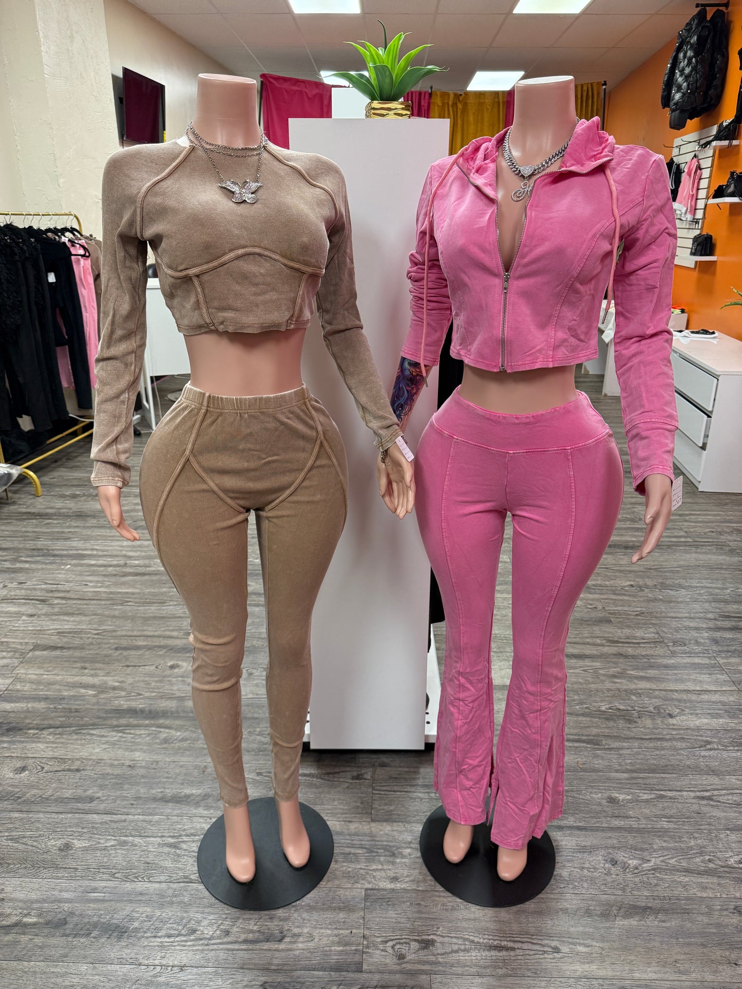 Ribbed High Waist Set