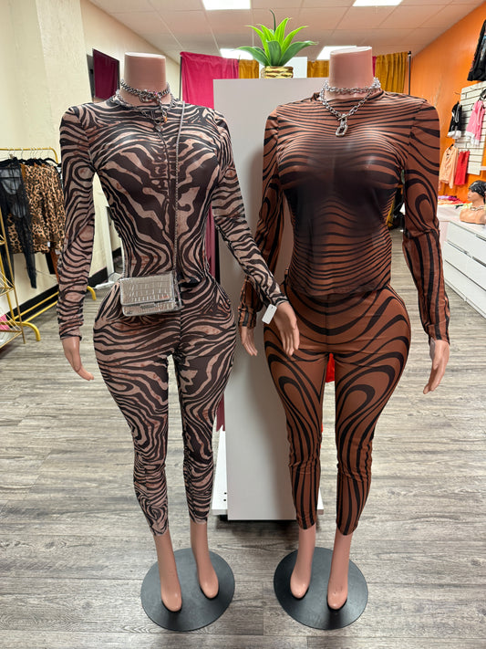 Brown Mesh Set