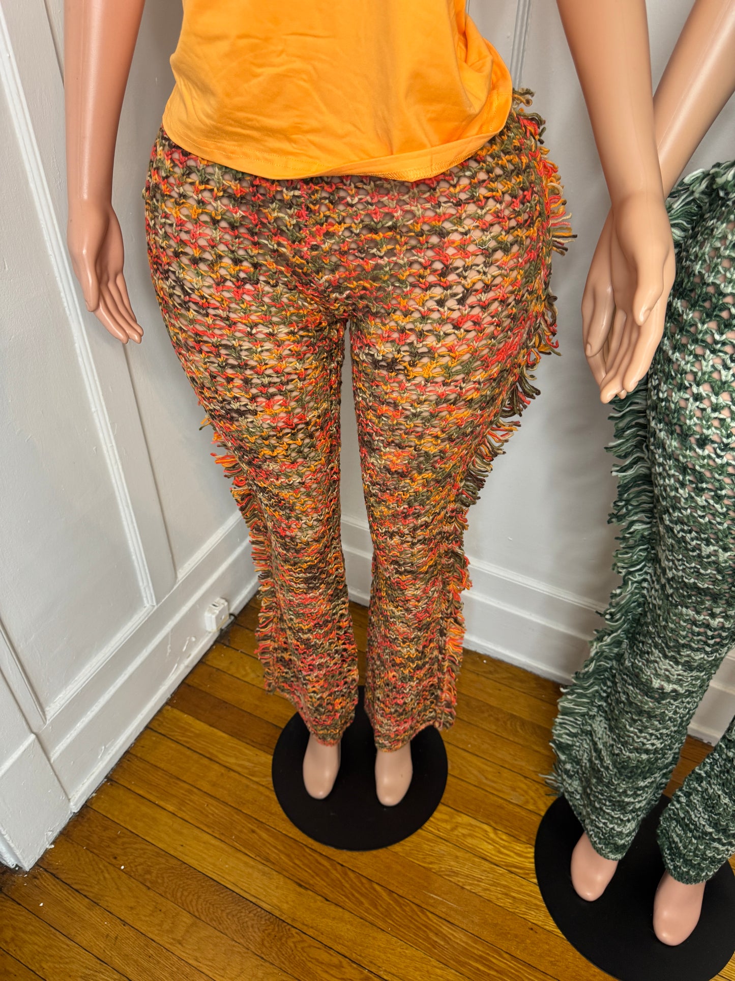 Crochet Fringe Pants