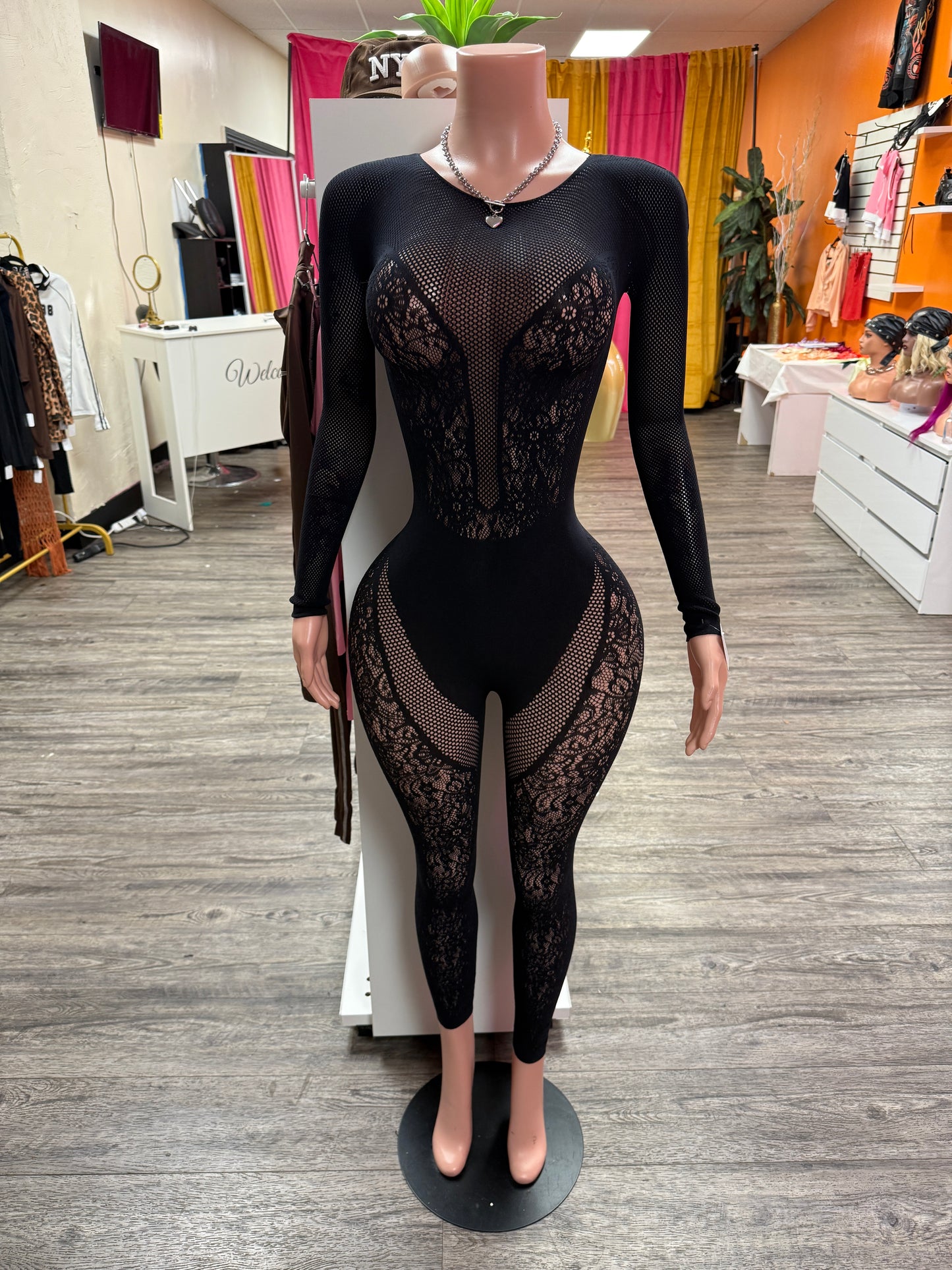 Sexy Mesh Jumpsuit