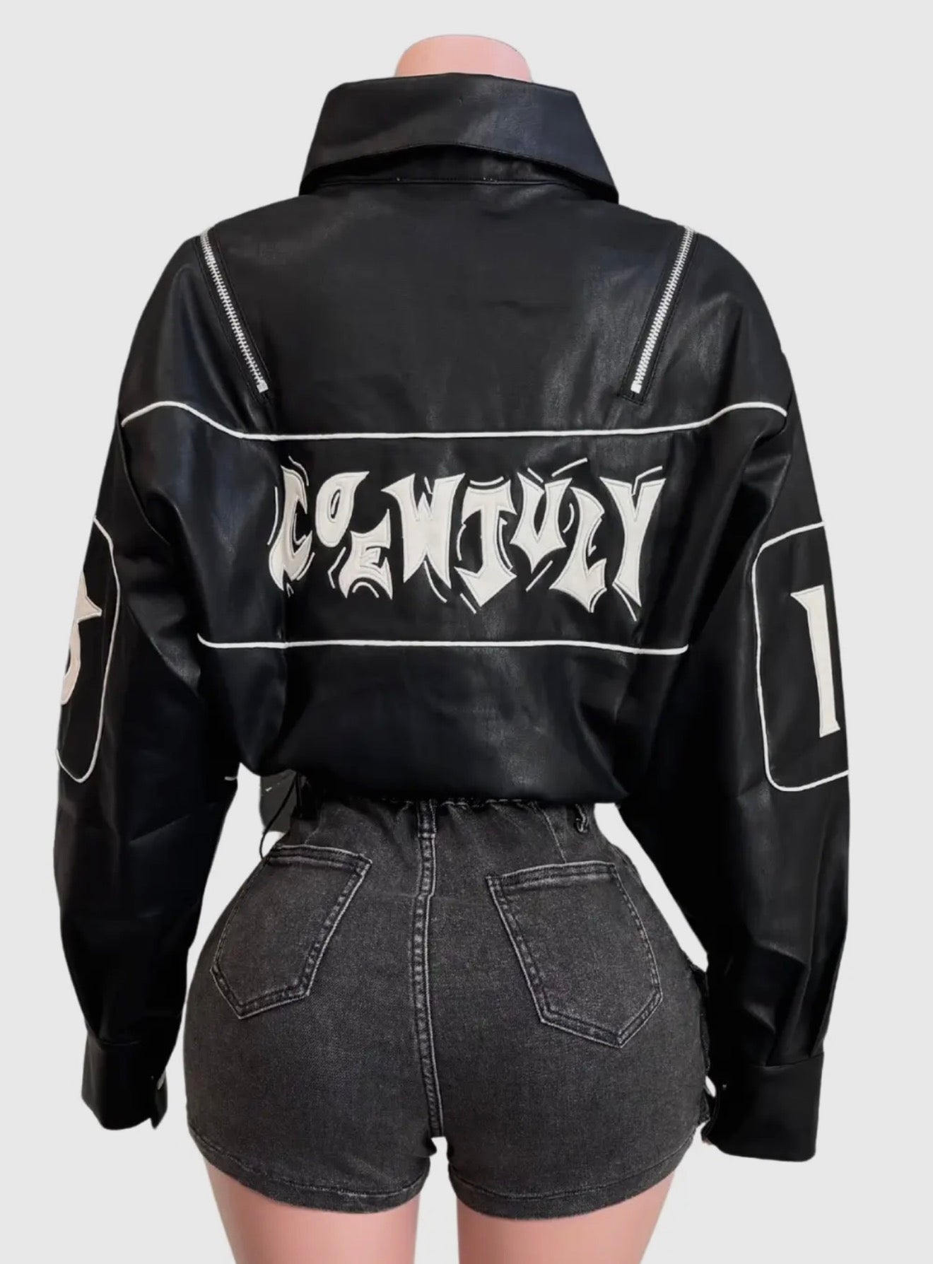 ENDGAME Cropped Varsity Jacket