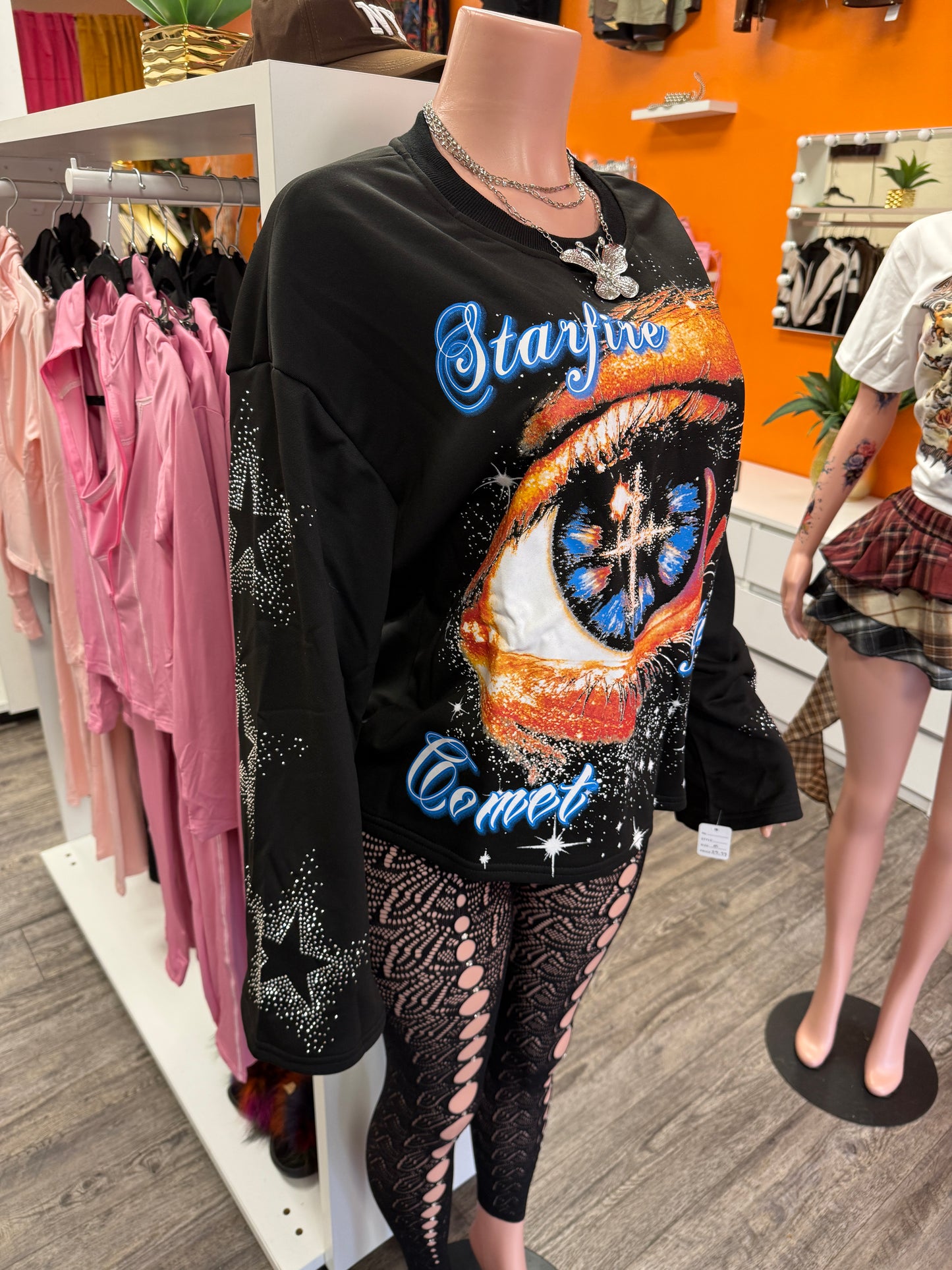 Eye Star Graphic Sweatshirt