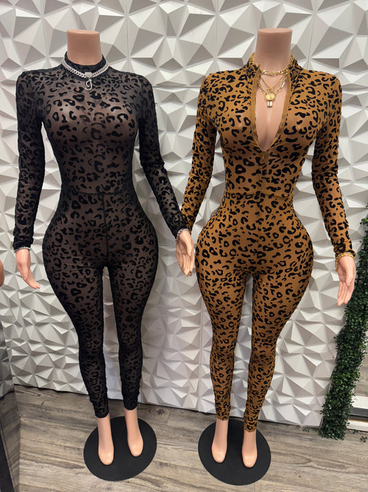 Hot Leopard Jumpsuit