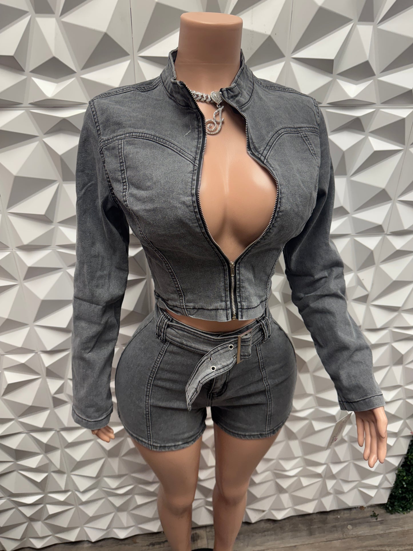 The Denim Shorts Set