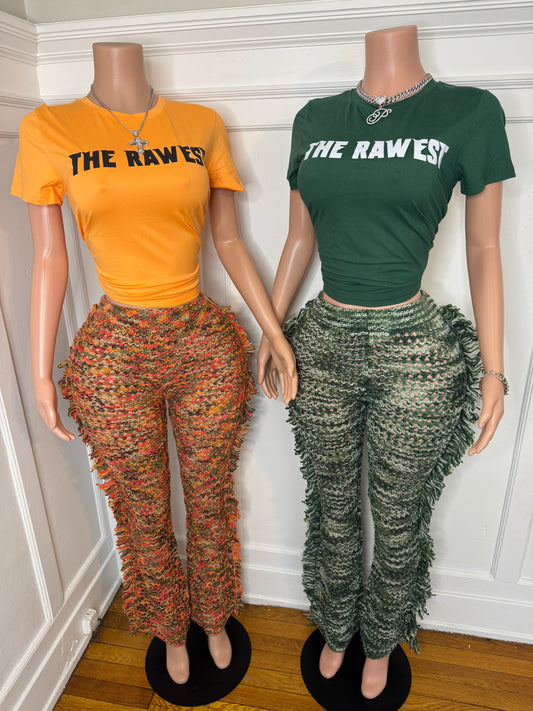 Crochet Fringe Pants